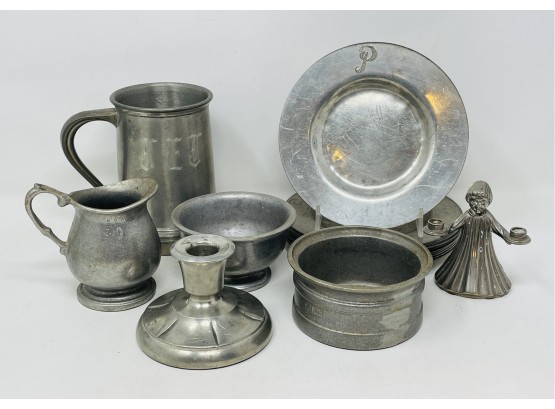 Collection Of Pewter