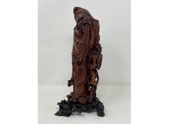 Carved Asian Statue