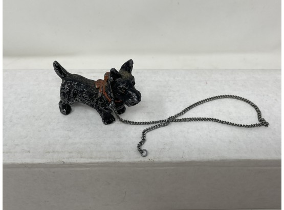 Vintage Cast Iron Miniature Scottish Dog