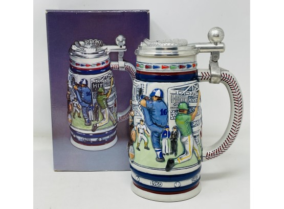 Vintage Great American Baseball Stein By Avon With Original Box