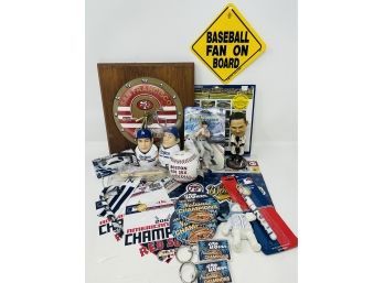 Baseball Collectibles As Pictured
