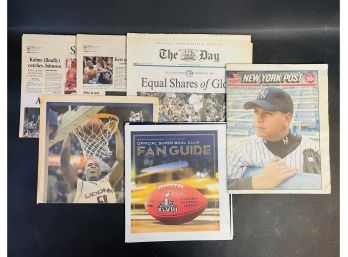 Lot Of Sports Newspapers