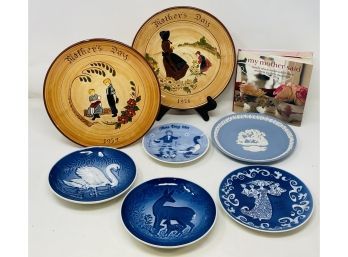 Collection Of Vintage Plates Including Copenhagen