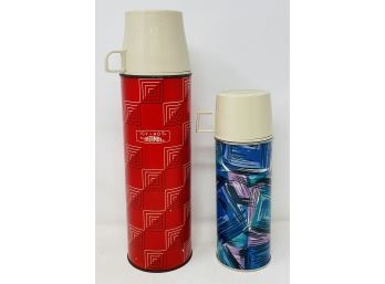 Pair Of Vintage Thermos's