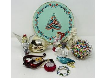 Lot Of Christmas Ornaments And Decor