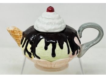 Omnibus Porcelain Ice Cream Teapot