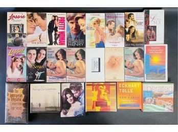 Large VHS And Audio Book Lot