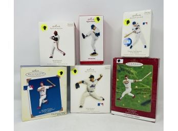 Collection Of New In Box - Baseball Hallmark Ornaments