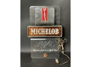 Vintage Michelob Beer Sign - Lighted
