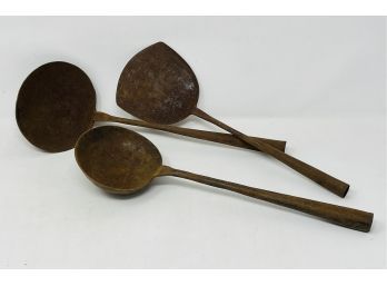 Collection Of Antique Serving Spoons