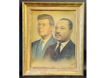 Portrait Of MLK And JFK Titled 'brotherhood'