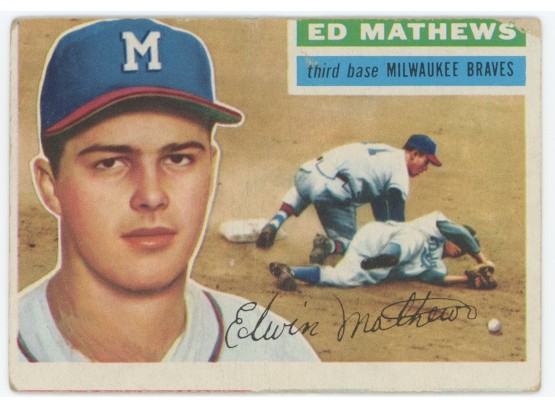 1956 Topps Eddie Mathews