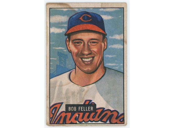 1951 Bowman Bob Feller