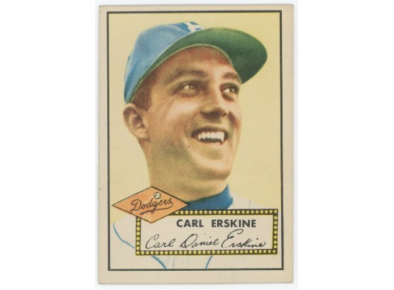 1952 Topps Carl Erskine