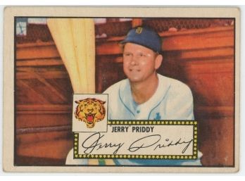 1952 Topps #28 Jerry Priddy