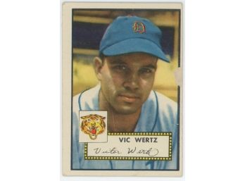 1952 Topps #244 Vic Wertz