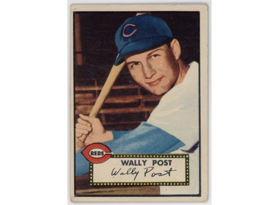 1952 Topps #151 Wally Post