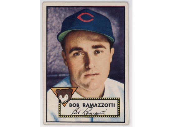 1952 Topps #184 Bob Ramazzoti