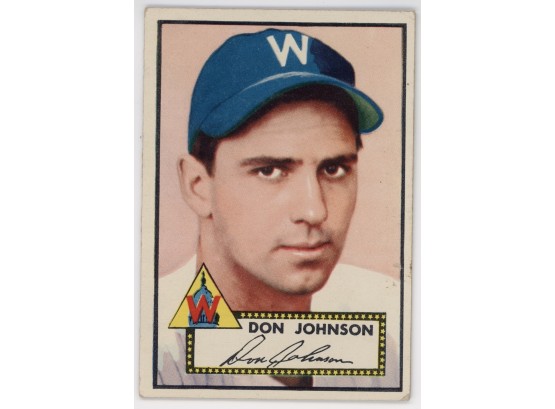 1952 Topps #190 Don Johnson