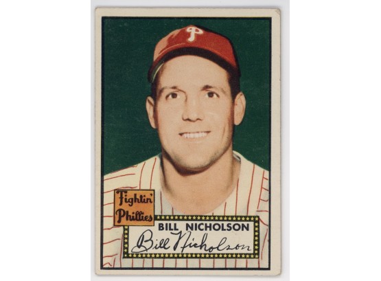1952 Topps #185 Bill Nicholson
