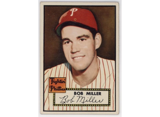 1952 Topps #187 Bob Miller