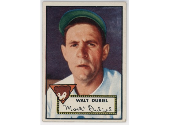 1952 Topps #164 Walt Dubiel