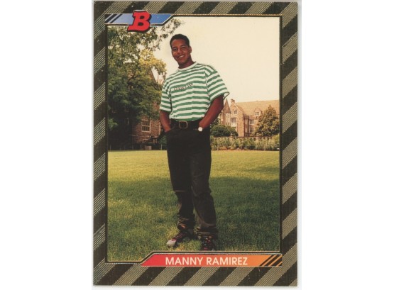 1992 Bowman Gold Manny Ramirez Rookie