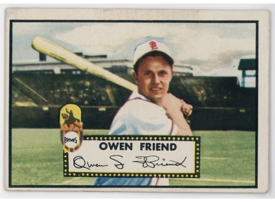 1952 Topps #160 Owen Friend