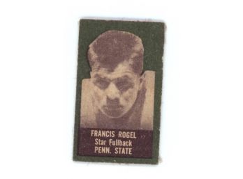 1950 Topps Felt Back Francis Rogel