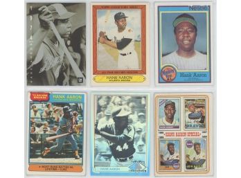 Hank Aaron Baseball Card Lot