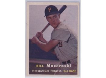 1957 Topps Bill Mazeroski Rookie