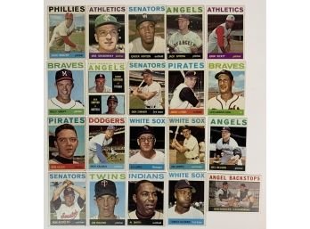 Large 1964 Topps Baseball Card Lot
