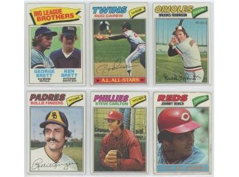 1977 Topps Baseball Stars Lot W/ Bench