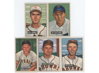Estate Fresh 1951/52 Bowman Baseball Card Lot