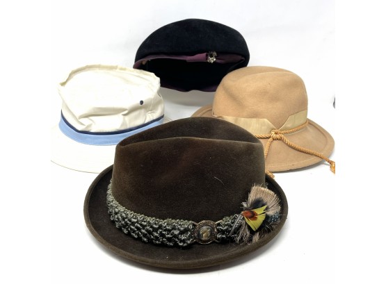 Collection Of Vintage Hats Including Byron Of New York!