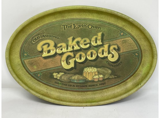 Vintage Baked Goods Tray