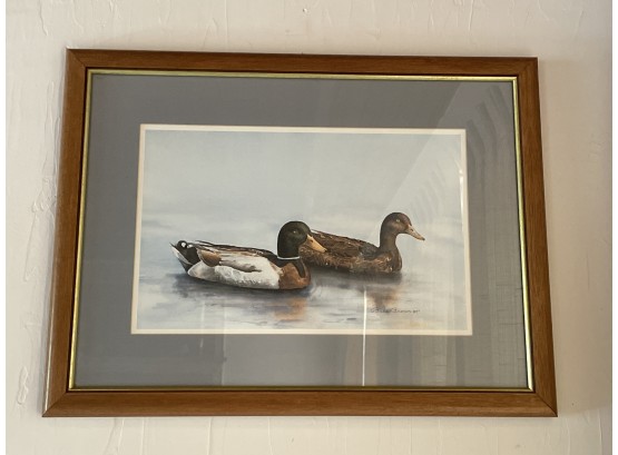 Framed Duck Print 18'X 24'