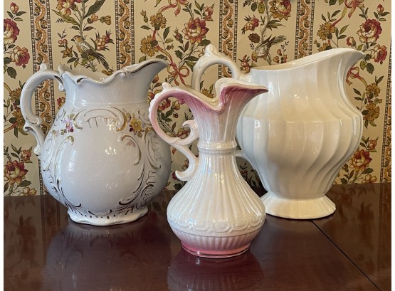 Collection Of Vintage Pitchers