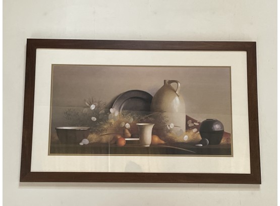 Framed Table Scape Print - Unsigned