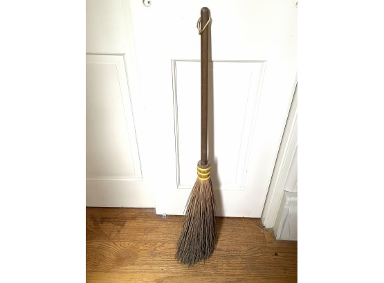 Vintage Straw Broom