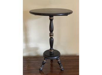 Antique Stenciled Candlestick Table