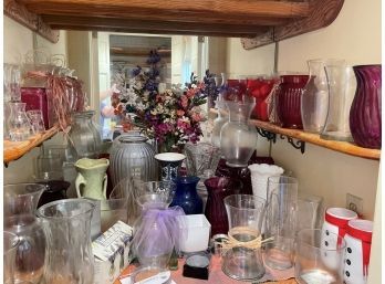 HUGE Lot Of Vases - Varying In Age