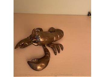 Brass Lobster Figure