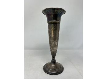 Weighted Sterling Fluted Vase (222g)