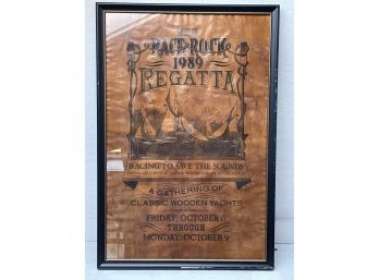 Framed Poster - The Race Rock Regatta 1989