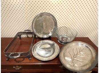 Large Silver Plate Lot