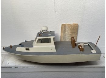 Vintage USCG 41' Utility Boat Model