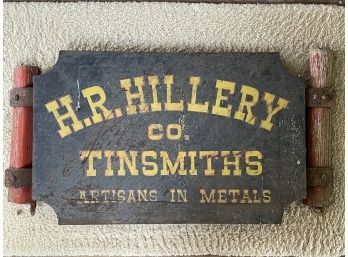 20th Century Iron Tinsmith Trade Sign