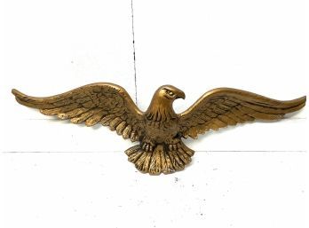 Brass Eagle Wall Sculpture