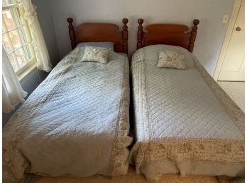 Pair Of Antique Twin Size Beds